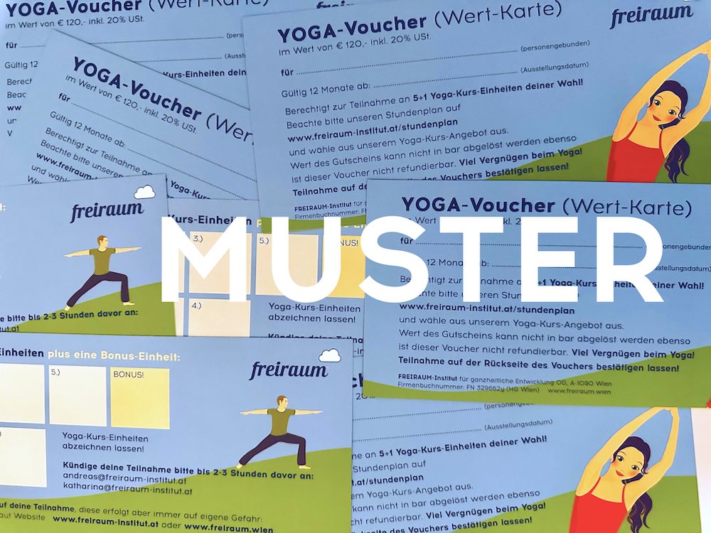 Yoga-Voucher 5+1 BONUS!