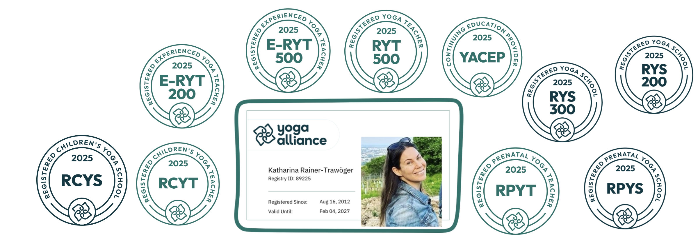 Katharina Rainer-Trawöger ist Yoga Alliance zertifiziert
